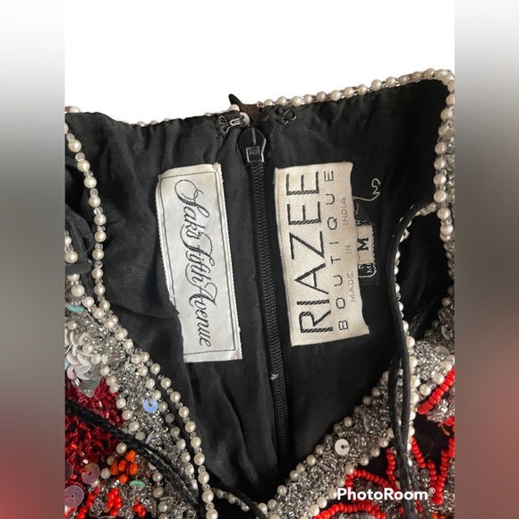 Vintage embellished beaded dress - Picture 8 of 12
